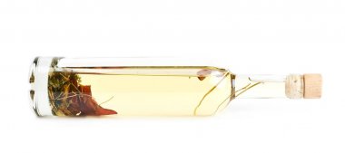 Cam şişe izole yağı