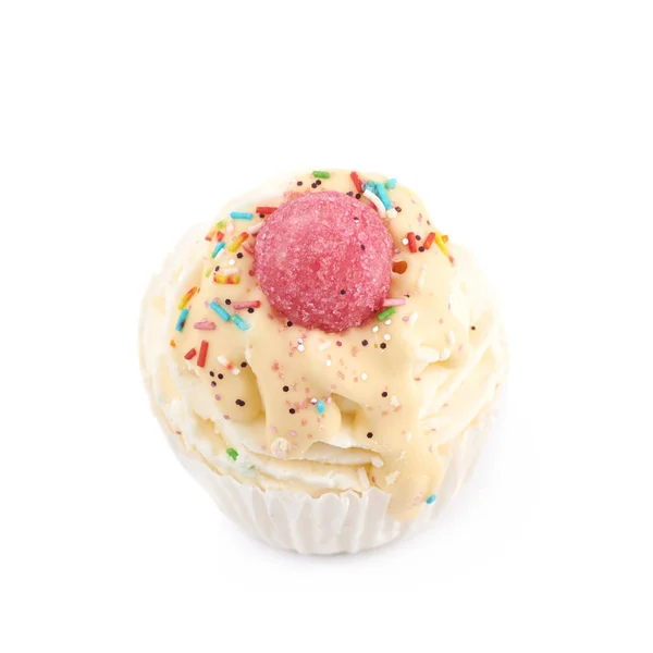 Cupcake shaped bath bomb isolated — Stock Photo, Image