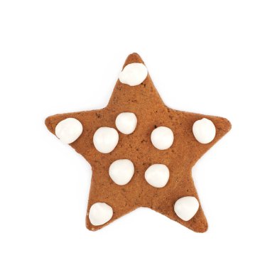 Yıldız şeklinde çerez izole