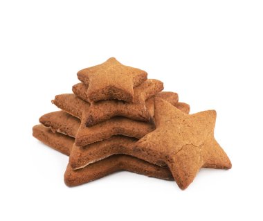 Yıldız şeklinde çerez izole