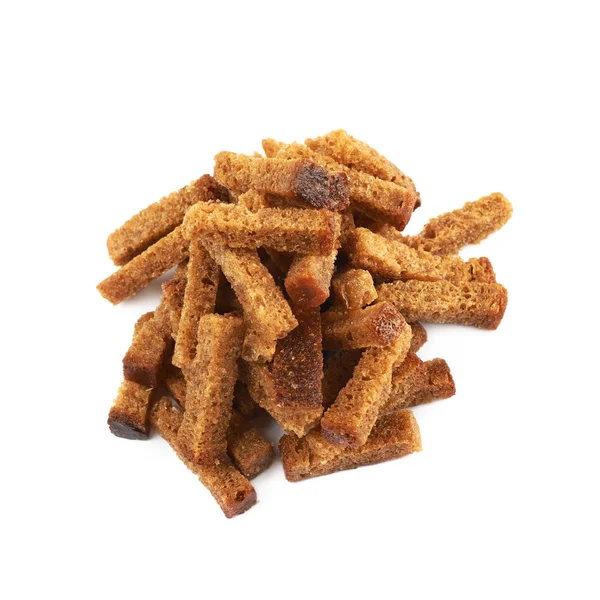 Pile of bread croutons — Stock Photo, Image