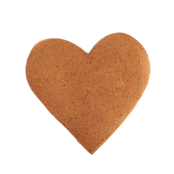 Szív alakú cookie elszigetelt — Stock Fotó