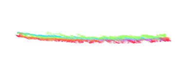 Elle çizilmiş hat izole