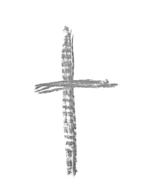 Tek elle çizilmiş mektup izole