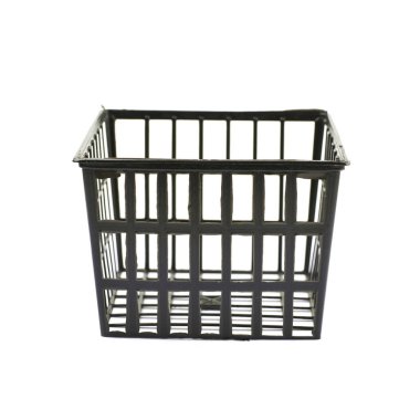 Plastik kafes kutusunu izole