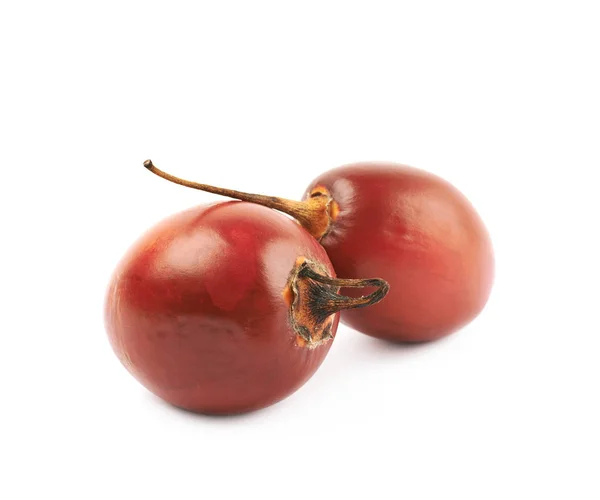 Dva plody tamarillo izolované — Stock fotografie