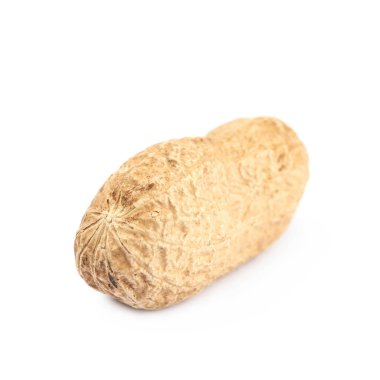 İzole bir kabuk tek fıstık