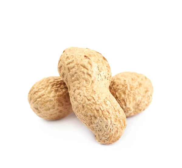 Couple of peanuts isolated — Stock Photo, Image