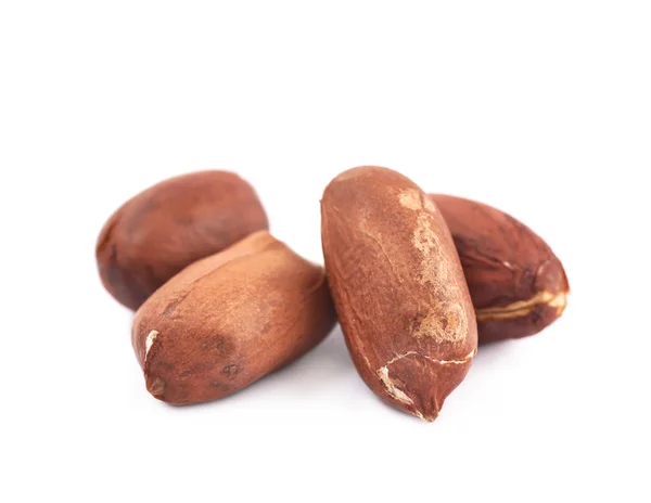 Loupané arašídy, samostatný — Stock fotografie