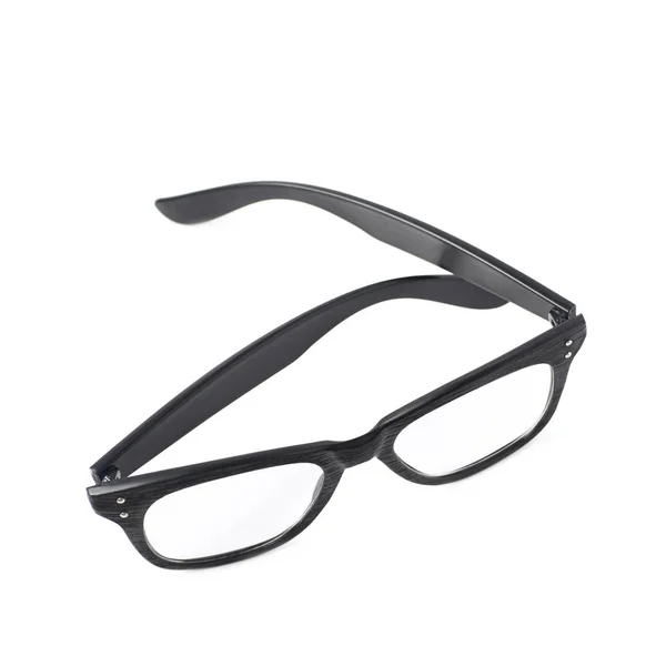 Coppia di occhiali ottici isolati — Foto Stock