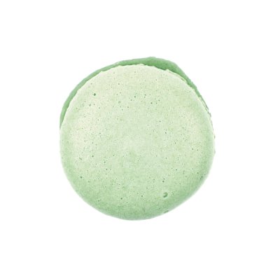 Tek macaron çerez izole