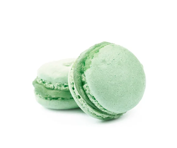 Dos galletas macaron aisladas — Foto de Stock