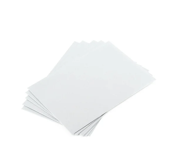 Pile of paper envelopes isolated — Stock Photo, Image