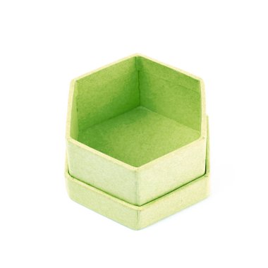 İzole kağıt hediye kutusu