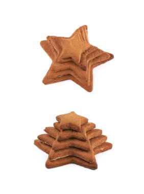 Yıldız şeklinde çerez izole