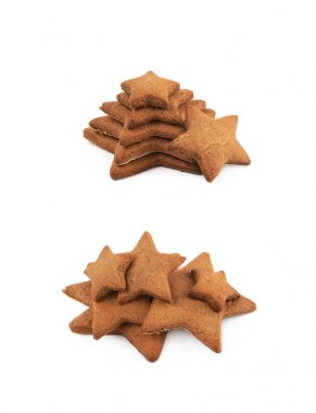 Yıldız şeklinde çerez izole