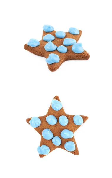 Biscoito em forma de estrela isolado — Fotografia de Stock