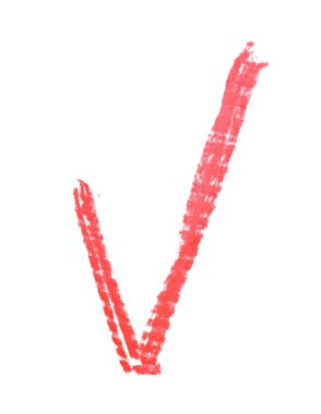 Çizilmiş Evet onay işareti işaret