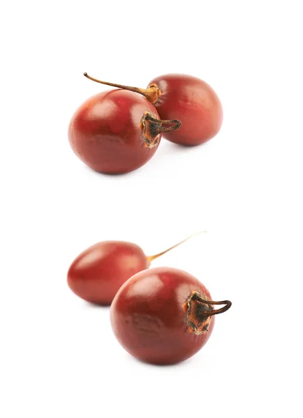 Due frutti di tamarillo isolati — Foto Stock