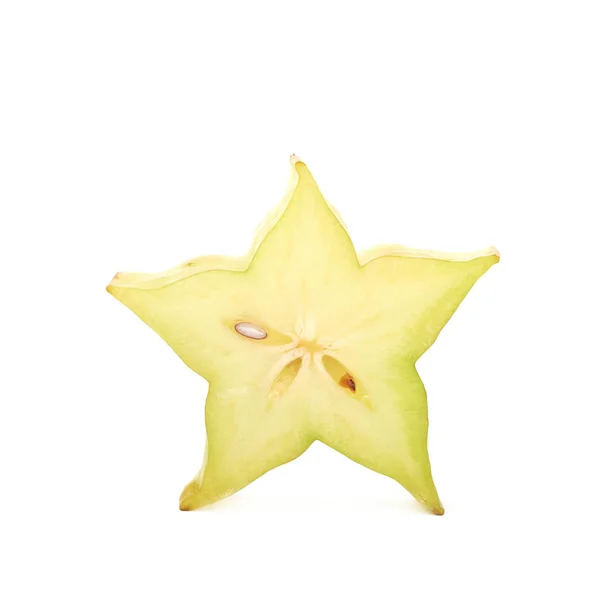 Enkel sneetje carambola's vruchten — Stockfoto