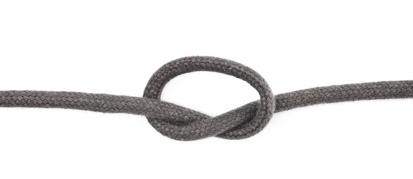 Shoelace knot isolated — Stock Photo, Image