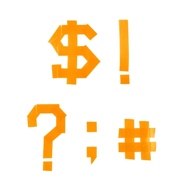 Set of punctuation marks and symbols — Stock Photo, Image