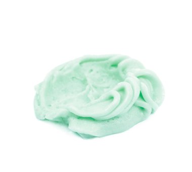 İzole krema buzlanma bulaşmış