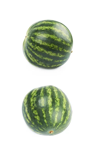 Enda hela vattenmelon isolerade — Stockfoto