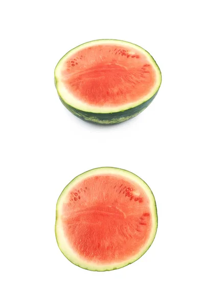 Setengah dari semangka terisolasi — Stok Foto