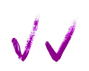 Bir boya vuruş ile yapılan değer çizginin