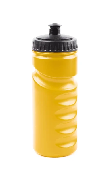 Πλαστικά αθλητισμό μπουκάλι νερό απομονωμένες — Φωτογραφία Αρχείου