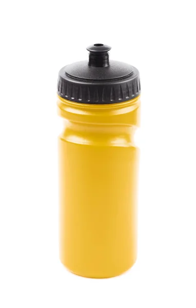 Plastic sport water bottle isolated — Stock Photo, Image