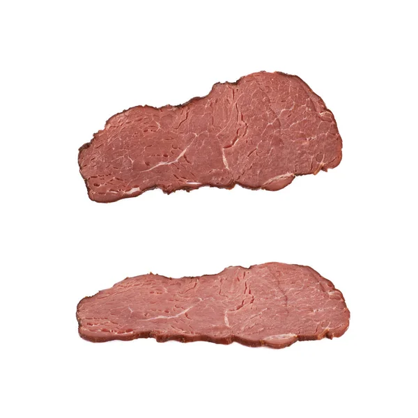 Single slice of a ham meat — Stock Photo, Image