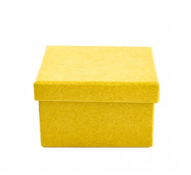 İzole kağıt hediye kutusu