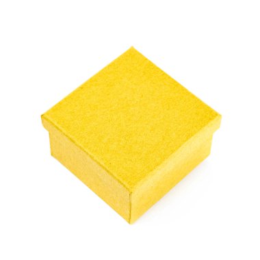 İzole kağıt hediye kutusu