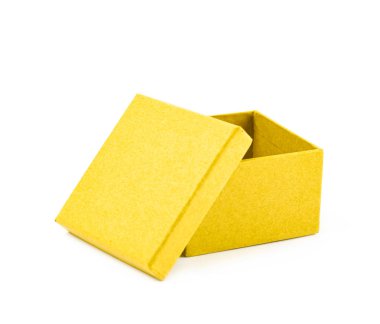 İzole kağıt hediye kutusu