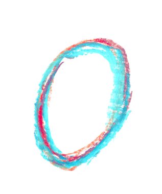 İzole el çizilmiş sayı simgesi