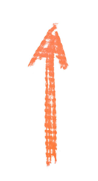 Изолированный символ стрелки
