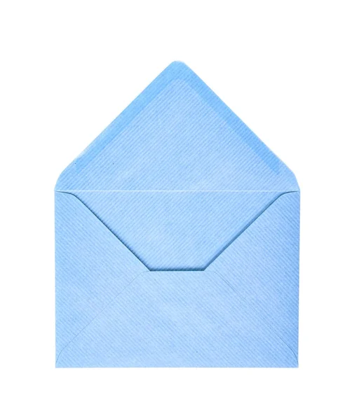 Single opened envelope isolated — Stock Photo, Image