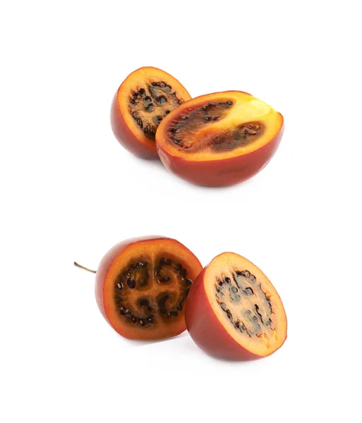 Composición de fruta de tamarillo en rodajas — Foto de Stock