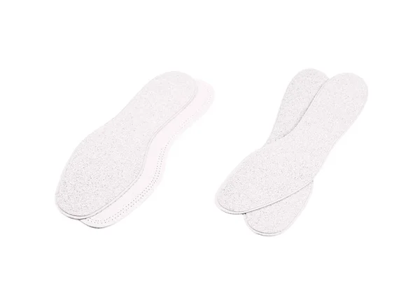 Pair of shoe insoles isolated — Stock Photo, Image