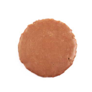 İzole çikolata yulaf ezmesi kurabiye