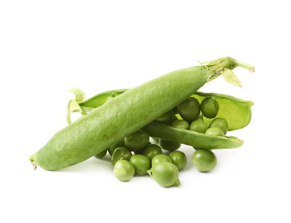 Green pea bean isolated