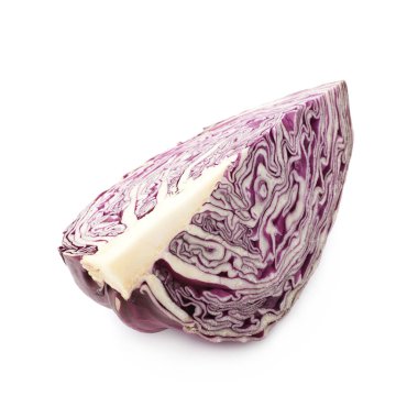 Kırmızı lahana izole edilmiş