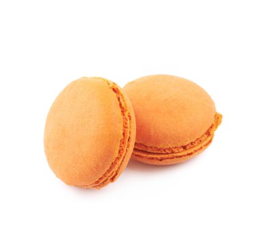 İzole macaroons kompozisyon