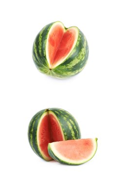 dilimli karpuz izole