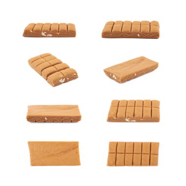 Şekerleme konfeksiyon bar izole