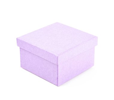 İzole kağıt hediye kutusu