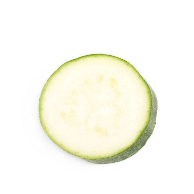 Yeşil kabak dilim izole
