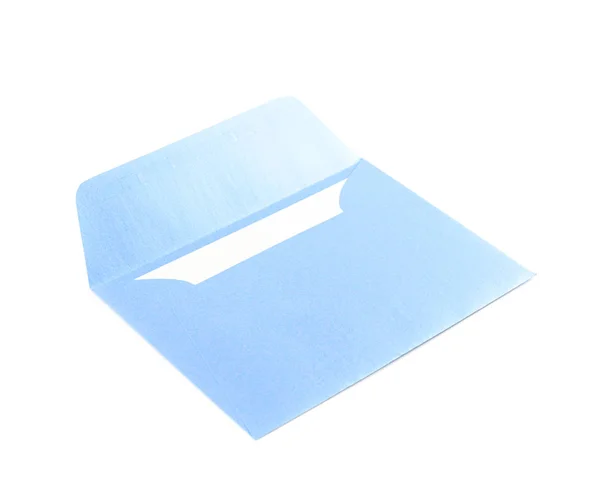 Envelope de papel aberto isolado — Fotografia de Stock